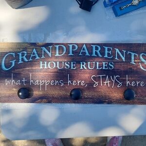 Grandparents House Rules Sign
